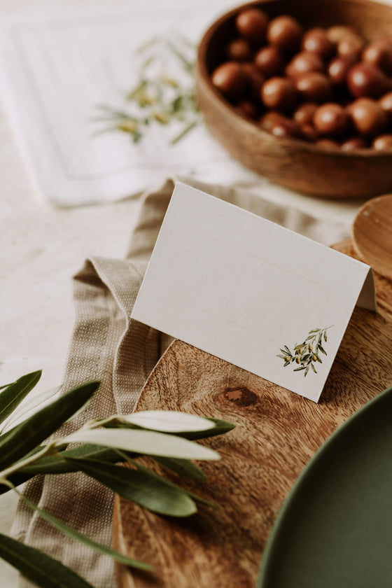 Place Cards - Wild Olives 45 pack