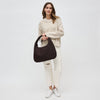 Dare to Dream Woven Large Woven Bag - Chocolate
