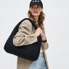 Dare to Dream Large Woven Bag - Black