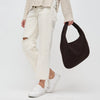 Dare to Dream Woven Large Woven Bag - Chocolate