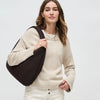 Dare to Dream Woven Large Woven Bag - Chocolate