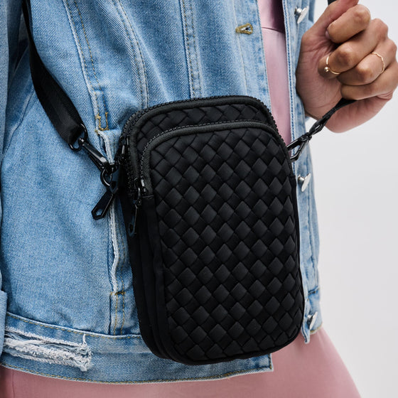 Divide and Conquer Woven Cross Body Bag