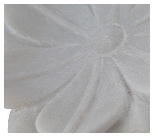 Marble Flower Plate L