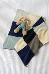 Patchwork Baby Blanket Blue