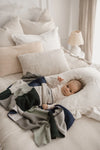 Patchwork Baby Blanket Blue