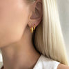 Positano Mini Hoops - Gold