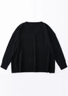 103 Classic V Neck Blk