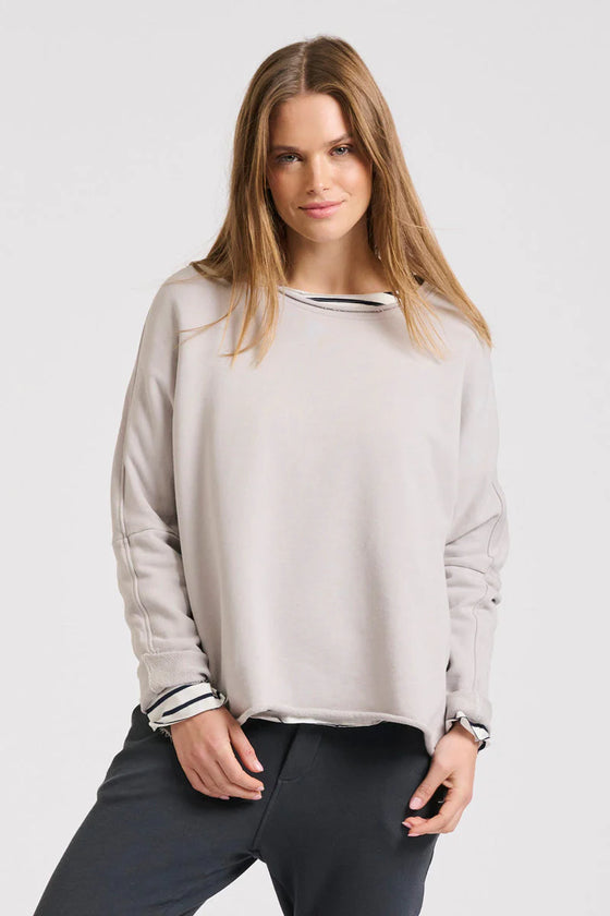 Raw Long Sleeve Sweatshirt