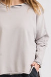 Raw Long Sleeve Sweatshirt