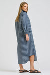 Andrea Shirtdress Bold Navy Stripe