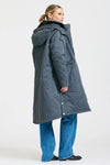 Aspen Mid Line Coat - Bluestone