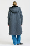 Aspen Mid Line Coat - Bluestone