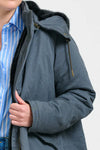 Aspen Mid Line Coat - Bluestone