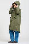 Aspen Mid Line Coat - Khaki