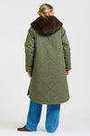 Aspen Mid Line Coat - Khaki