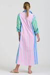 Bijou Longline Shirtdress - Stripe Combo
