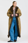 Lech Reverso Long Coat - Tan/Brown