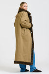 Lech Reverso Long Coat - Tan/Brown