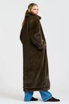 Lech Reverso Long Coat - Tan/Brown