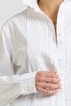 The Penny Shirt Pin Tuck - White