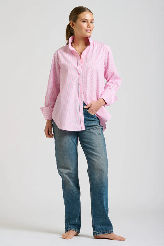 The Elodie Trim Girlfriend Relaxed Shirt