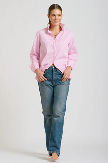  The Elodie Trim Girlfriend Relaxed Shirt