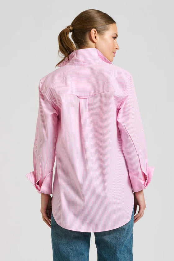 The Elodie Trim Girlfriend Relaxed Shirt