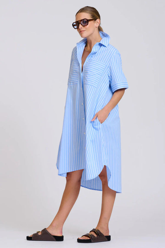 The Evie Short Sleeve Shirt Dress