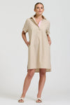 Katie Shortsleeve Popover Shirtdress