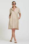 Katie Shortsleeve Popover Shirtdress