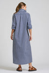 The Luna Oversized Long Line Shirt Dress
