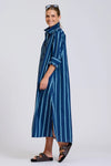 The Luna Oversized Long Line Shirt Dress