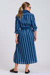 The Luna Oversized Long Line Shirt Dress