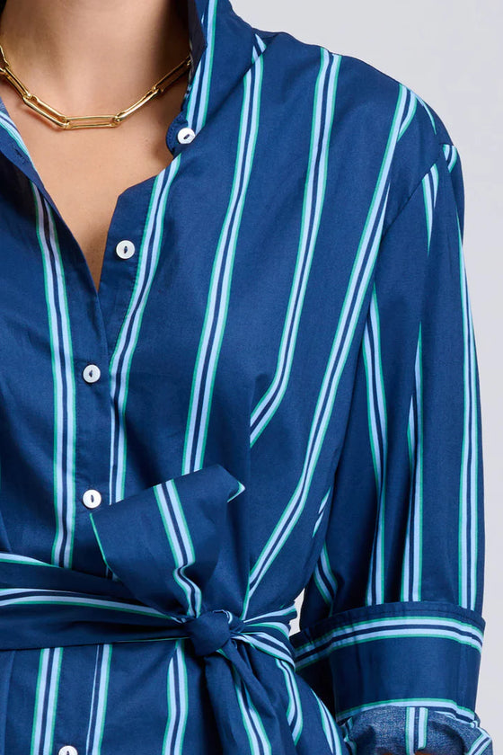 The Luna Oversized Long Line Shirt Dress