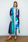 Luna Longline Shirtdress Spring Bold Stripe
