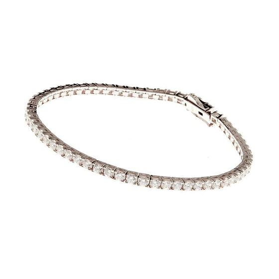 TATUM SILVER TENNIS BRACELET