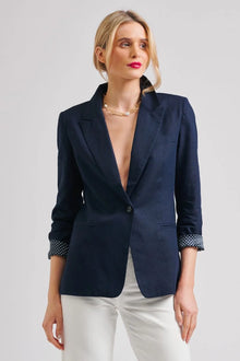  The Blake Tailored Linen Blazer